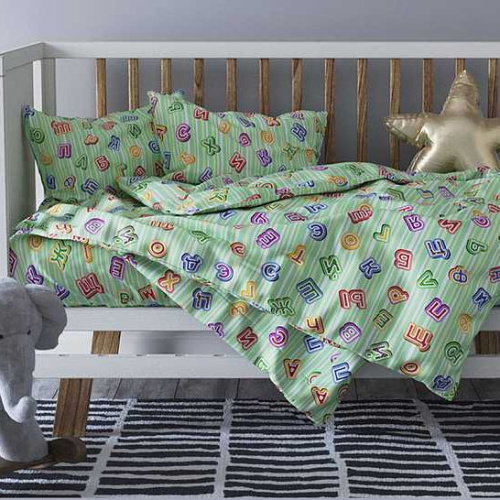 Бязь наб 150 Буквы 158/3 детс.