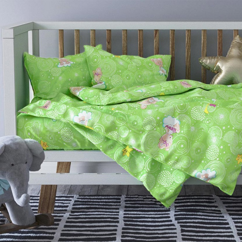 Бязь наб 150 Мишки в облаках 084/3/9 детс.