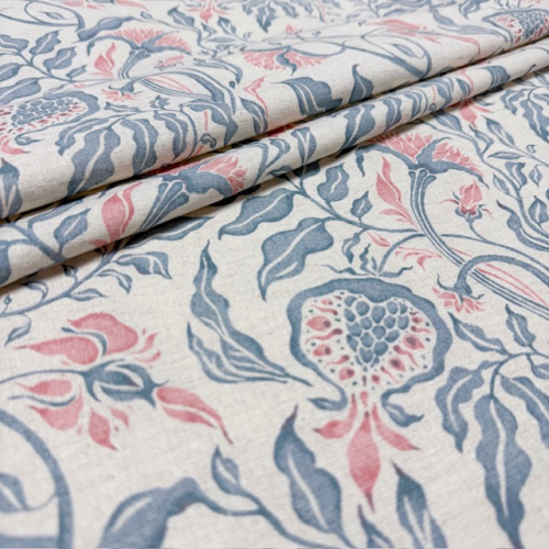 Ткань бельевая п/лен п/вар. шир 150см Гранатовое настроение 1722/1