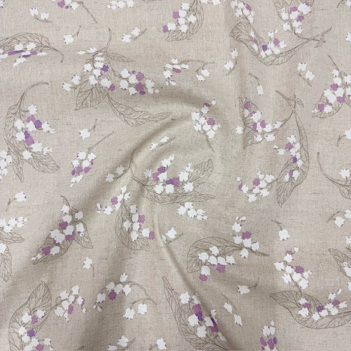 Ткань п/лен п/вар. шир 150см Майский ландыш 1726/2