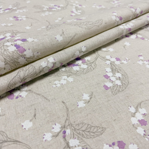 Ткань п/лен п/вар. шир 150см Майский ландыш 1726/2