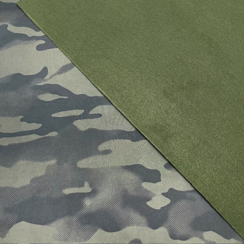 Дюспо-флис 150см КМФ мох