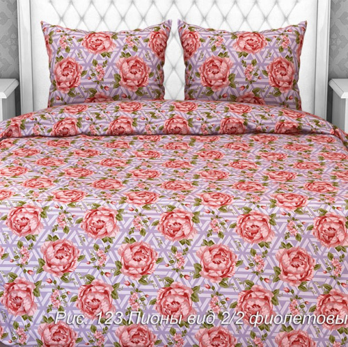 Бязь наб 150 Пионы 123/2/2