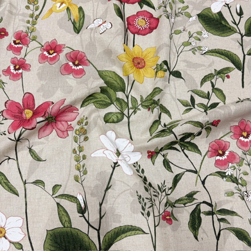 Ткань п/лен п/вар. шир 150см Льняная весна 1670