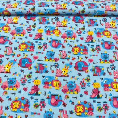 Фланель дет 90 см рис 736-5П Африка гол.