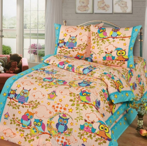 Бязь наб. 150 Совушки 10808/1