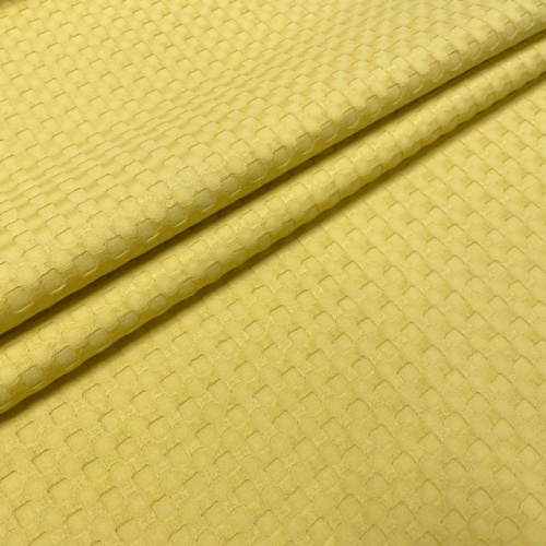 Полотно вафельное гк 160см горчица ОТРЕЗ