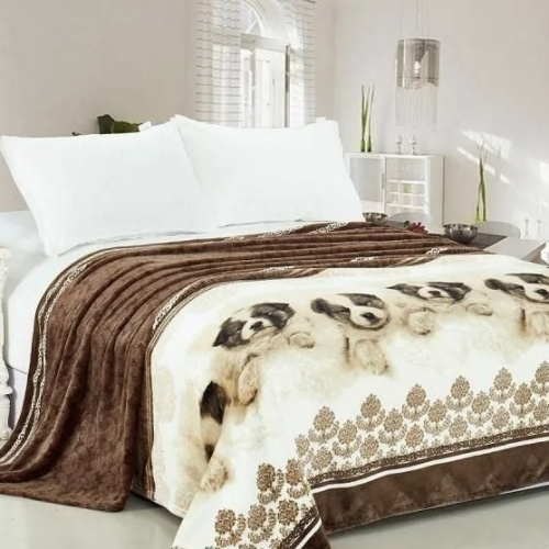 Плед Велсофт 180*200 Собаки