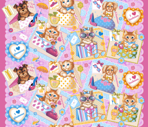 Бязь наб. 150 Модники 19221/1