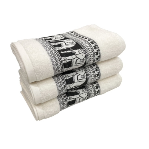 Полотенце махровое Элефантус 70*130 пл.450 молочный