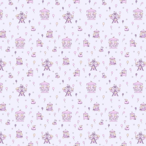 Фланель дет 90 см рис 29144/1 карусель сирен.