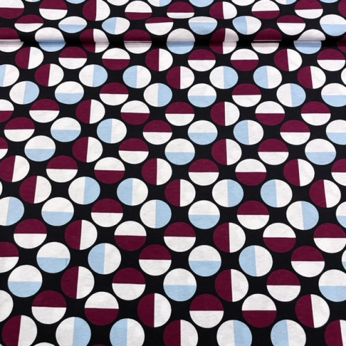 Кулир реактив х/б рулон Круги 