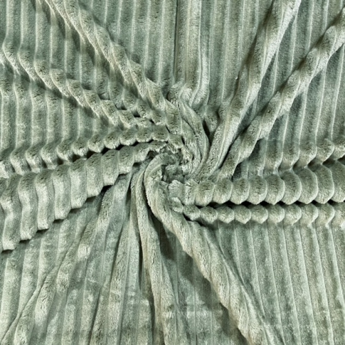 Плед Велсофт 200*210 Полоса (хаки)