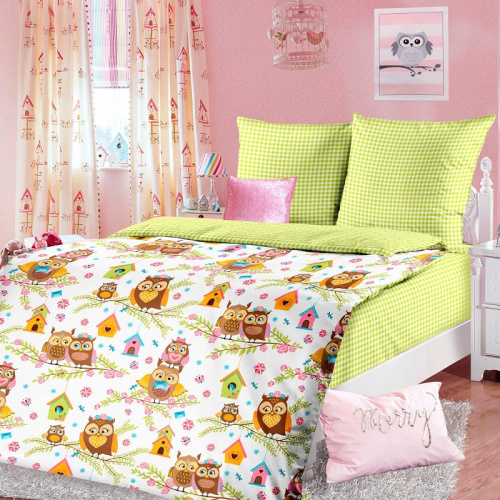 Бязь наб 150 Совушки  ОСН 11878