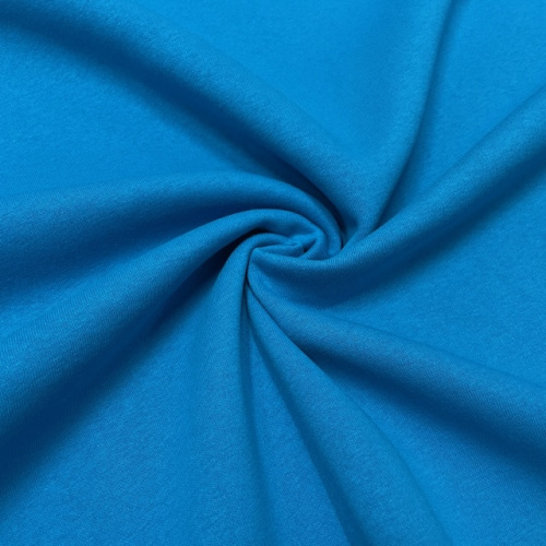 Футер 3-нитка начес рулон г/к бирюза (пенье) 