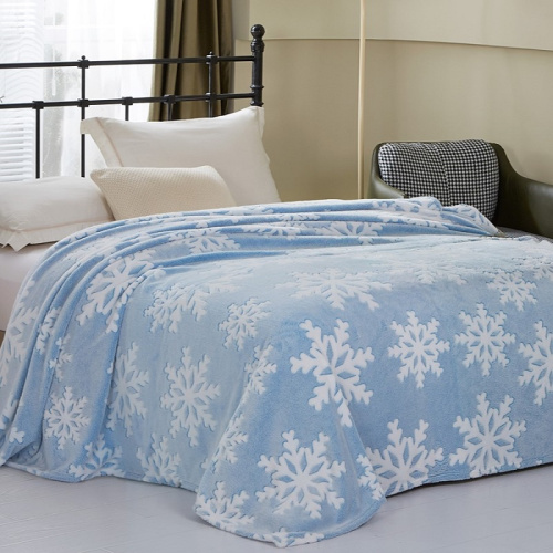 Плед Велсофт 150*200 Снежинки