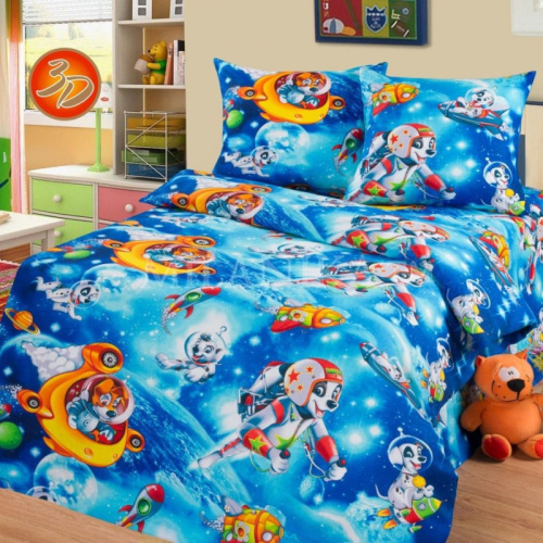 Бязь наб. 150 Космики 10074/1