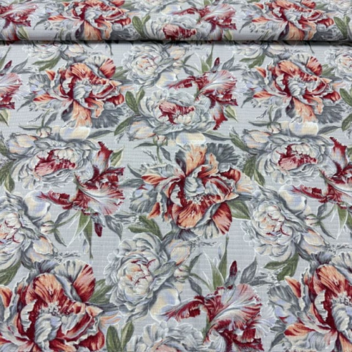 Полотно ваф.наб. 150см Душистый пион 14057/1