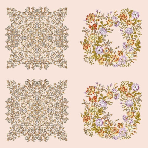 Ситец  150см пл 100  платки головные 13321/2