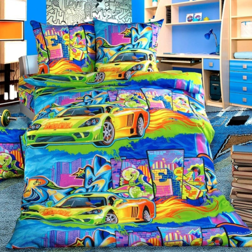Бязь наб. 150 Граффити 9931/1