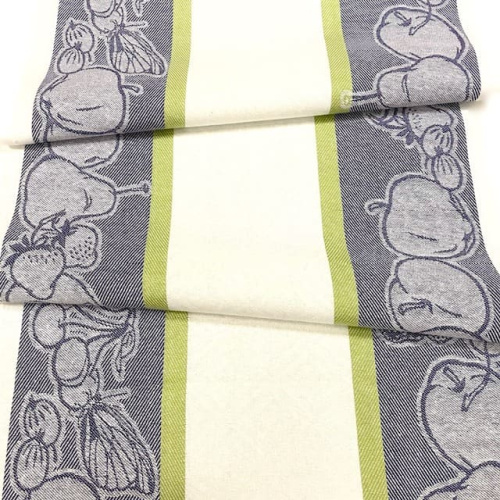 Полулен шир.50 жаккард Фрукты ОТРЕЗ