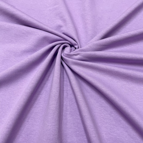 Футер 2-нитка петля с лайкрой рулон лаванда 