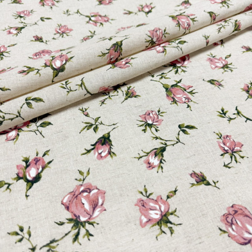 Ткань п/лен п/вар. шир 150см Розочки Марлен 1613