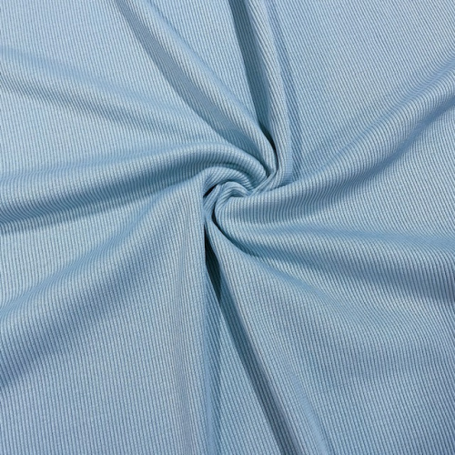 Кашкорсе с лайкрой 5% г/к пыльно-голубой (пенье) 