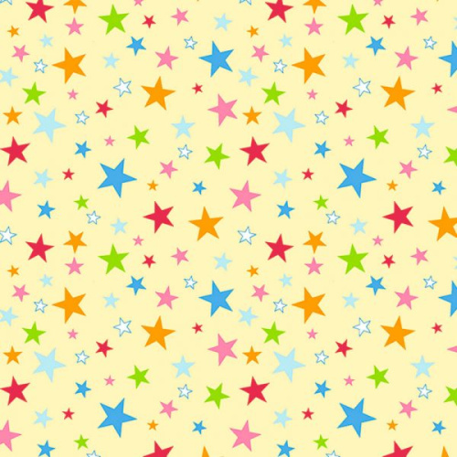 Фланель дет 90 см рис  5396/4 звездочка желт.